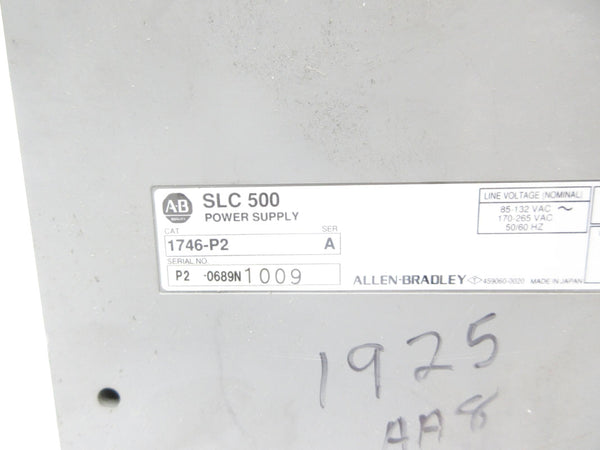 ALLEN BRADLEY 1746-P2 SER. A 85-265VAC UNMP