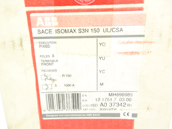 ABB S3N150TW 600V 150A NSMP