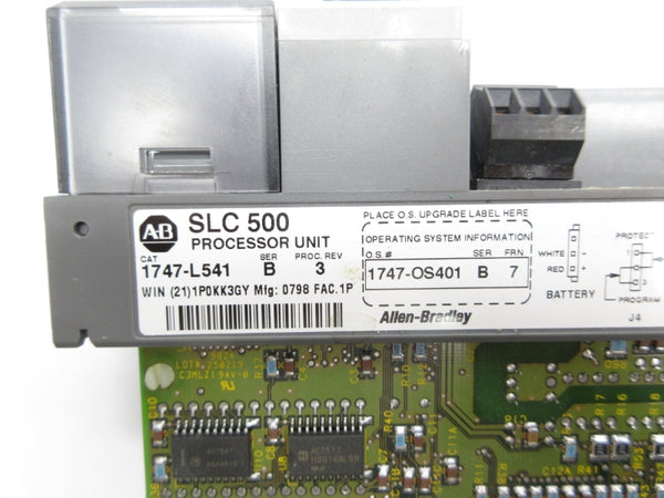 ALLEN BRADLEY 1747-L541 SER. B F/W 7 24VDC (NO DOOR) NSNP