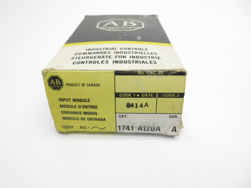 ALLEN BRADLEY 1741-A120A SER. A 120VAC NSMP