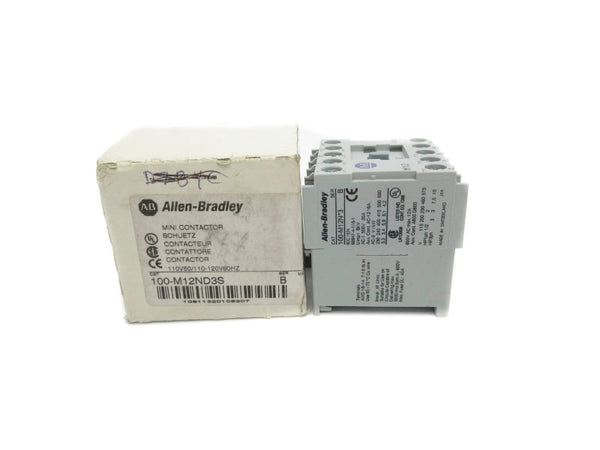 ALLEN BRADLEY 100-M12ND3S SER. B 110/120V 20A (WH) NSMP