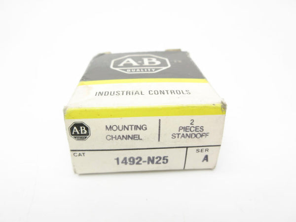 ALLEN BRADLEY 1492-N25 SER. A (PKG OF 2) (BK/YL) NSMP