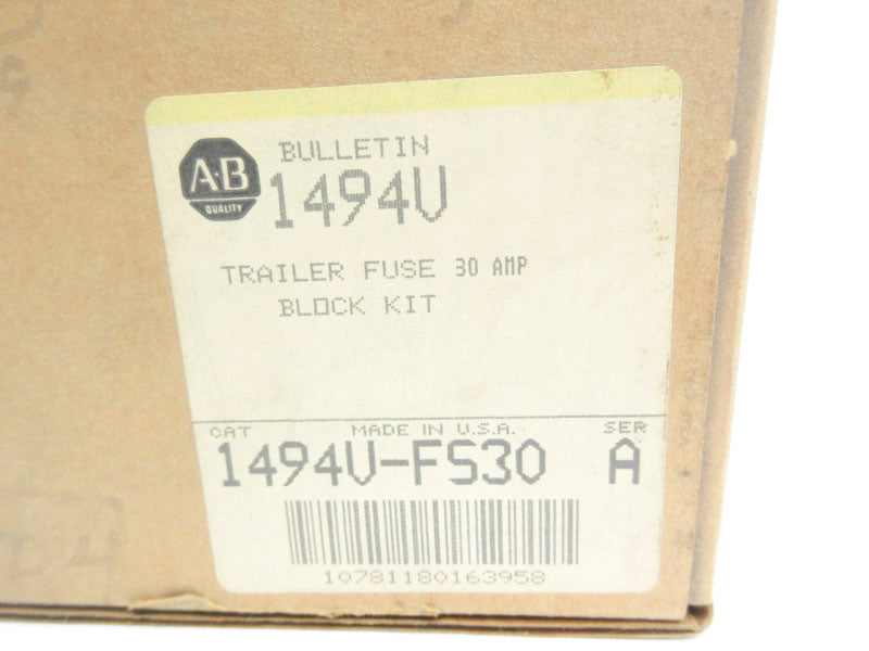 ALLEN BRADLEY 1494V-FS30 SER. A (BR/YL) NSMP