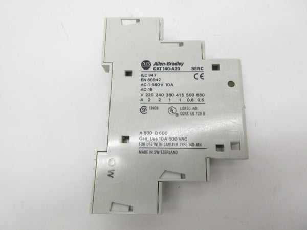 ALLEN BRADLEY 140-A20 SER. C 660V 10A NSNP