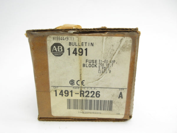 ALLEN BRADLEY 1491-R226 SER. A 250V 31-60A (BR/WH) NSMP