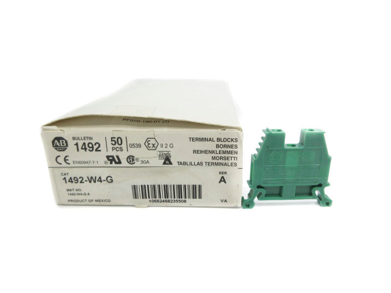 ALLEN BRADLEY 1492-W4-G SER. A 600V 30A (PKG OF 50) (WH) NSMP