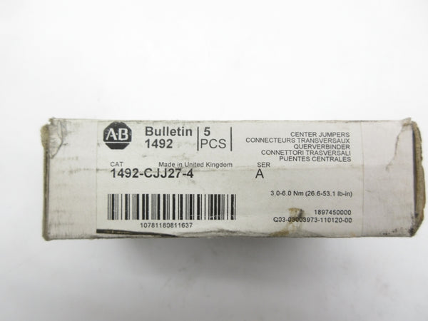 ALLEN BRADLEY 1492-CJJ27-4 SER. A (PKG OF 5) NSMP