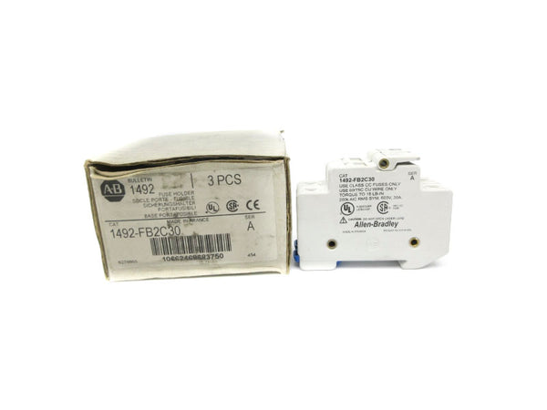 ALLEN BRADLEY 1492-FB2C30 SER. A 600V 30A (PKG OF 3) (WH) NSMP