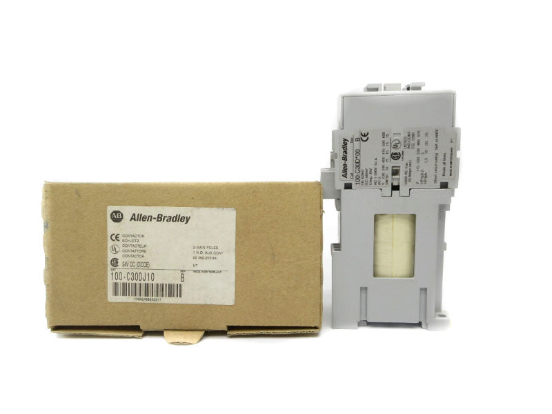 ALLEN BRADLEY 100-C30DJ10 SER. B 24VDC 45A (BR/WH) NSMP