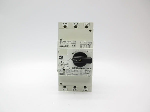 ALLEN BRADLEY 140-CMN-4000 SER. B 600VAC 25-40A NSNP