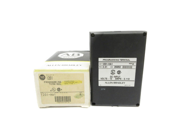 ALLEN BRADLEY 1201-HA1 SER. A F/W 2.01 12V 0.110A (BK/YL) NSMP