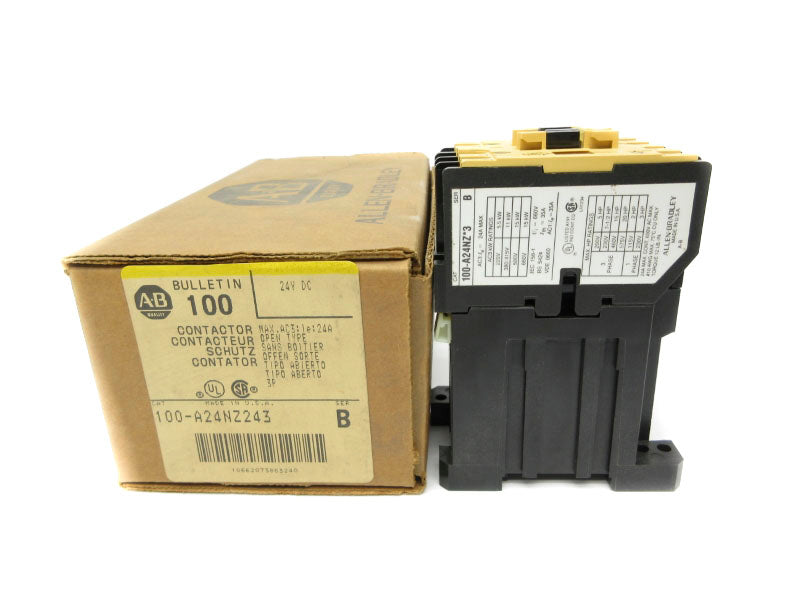 ALLEN BRADLEY 100-A24NZ243 SER. B 24VDC (BR/YL) NSMP