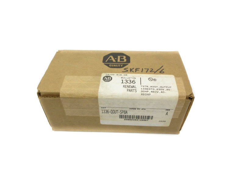 ALLEN BRADLEY 1336-QOUT-SP8A SER. A 230/460V NSFS