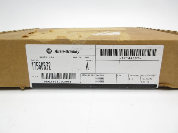 ALLEN BRADLEY 1756-OB32 SER. A F/W 3.2 DATE: 2009 NSFS