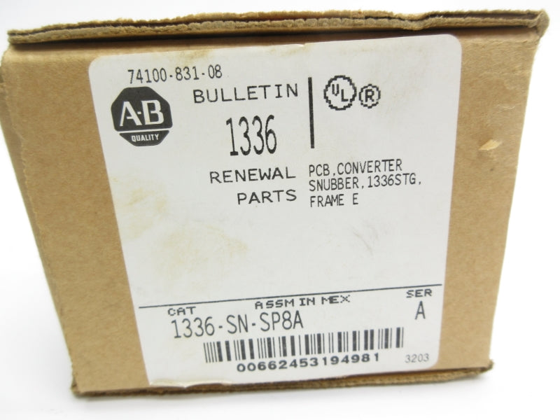 ALLEN BRADLEY 1336-SN-SP8A 74101-367-51  SER. A REV. 04 NSMP