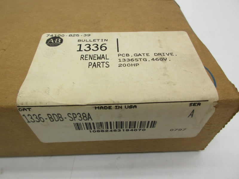 ALLEN BRADLEY 1336-BDB-SP38A SER. A 460V NSFS
