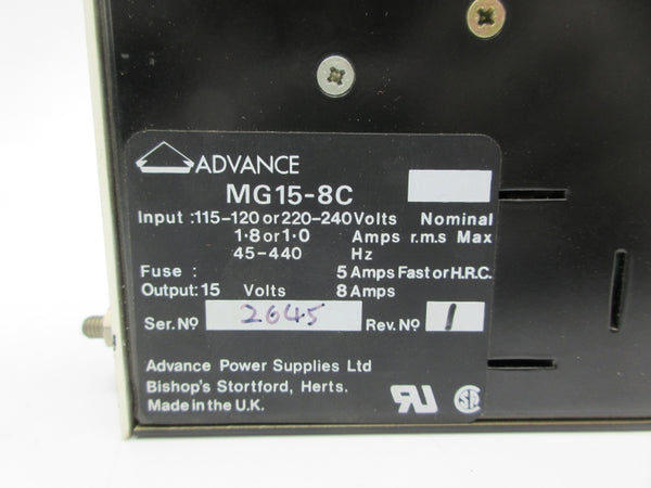 ADVANCE MG15-8C 240V 1.8A NSNP