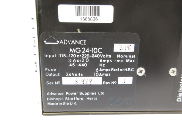 ADVANCE MG24-10C 240V 3.6A NSNP