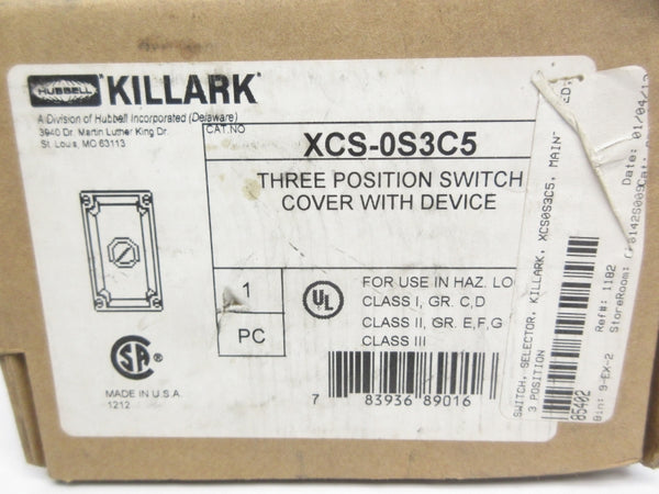 HUBBELL XCS-0S3C5 NSMP