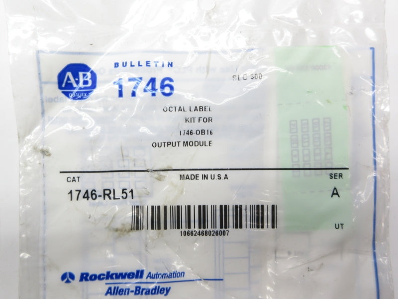 ALLEN BRADLEY 1746-RL51 SER. A NSMP