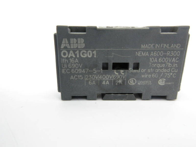 ABB OA1G01 600VAC 10A NSNP