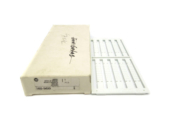 ALLEN BRADLEY 1492-SM5X9 SER. B (PKG OF 5) (WH) NSMP