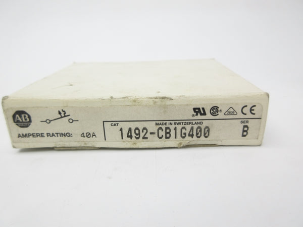 ALLEN BRADLEY 1492-CB1G400 SER. B 277VAC 40A NSMP