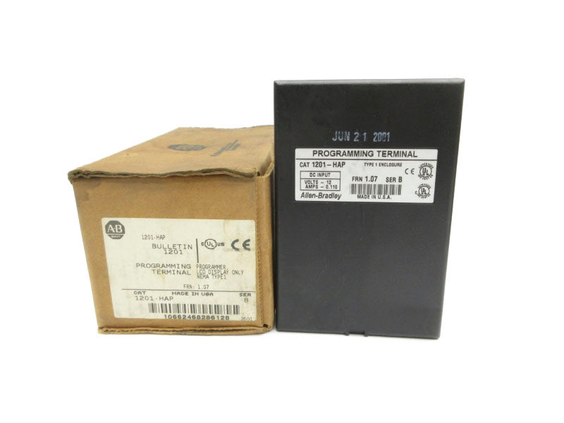 ALLEN BRADLEY 1201-HAP SER. B F/W 1.07 12V 0.110A (BR/WH) NSMP