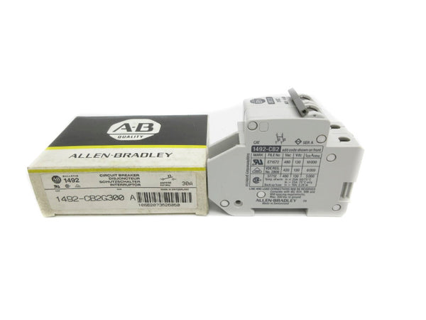 ALLEN BRADLEY 1492-CB2G300 SER. A 480VAC 30A (BL/YL) NSMP