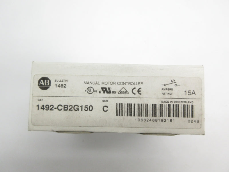 ALLEN BRADLEY 1492-CB2G150 SER. C 277V 15A NSMP