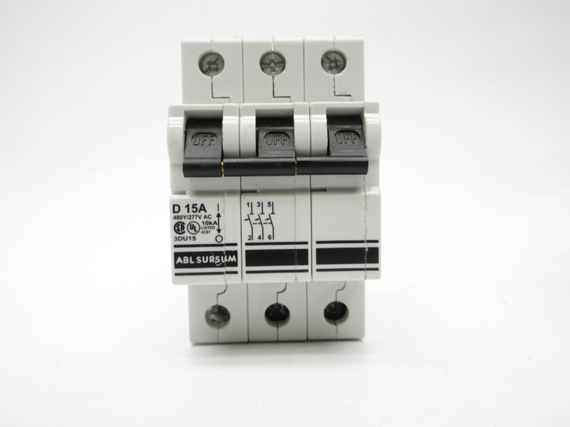 ABL SURSUM 3DU15 277VAC 15A NSNP