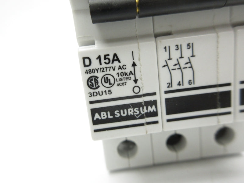 ABL SURSUM 3DU15 277VAC 15A NSNP