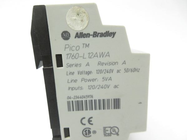 ALLEN BRADLEY 1760-L12AWA SER. A 120/240VAC NSNP