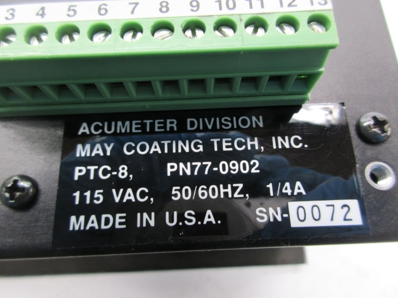 ACUMETER DIVISION 77-0902 PTC-8 115VAC NSNP