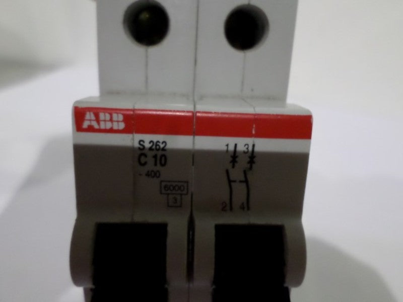 ABB S262-C10 CIRCUIT BREAKER 10A (AS PICTURED) UNMP