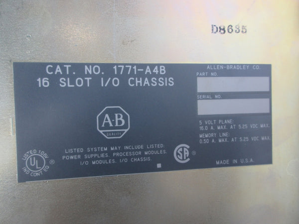 ALLEN BRADLEY 1771-A4B NSMP