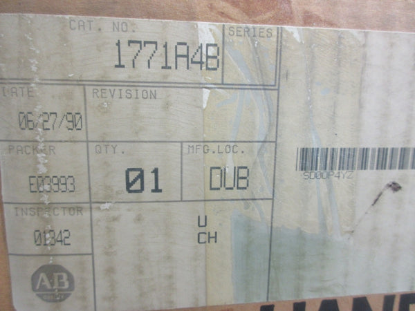 ALLEN BRADLEY 1771-A4B NSMP