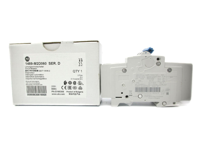 ALLEN BRADLEY 1489-M2D060 SER. D 277VAC 6A NSMP