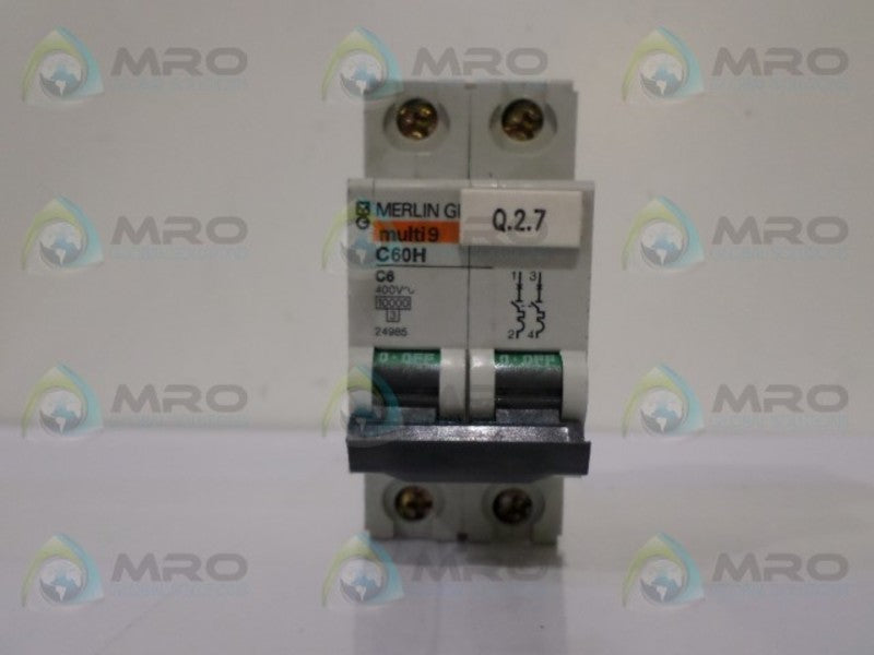 MERLIN GERIN 24985 CIRCUIT BREAKER 6A  UNMP