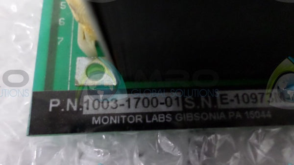 MONITOR LABS 1003-1700-01 REV. E POWER SUPPLY BOARD  UNMP