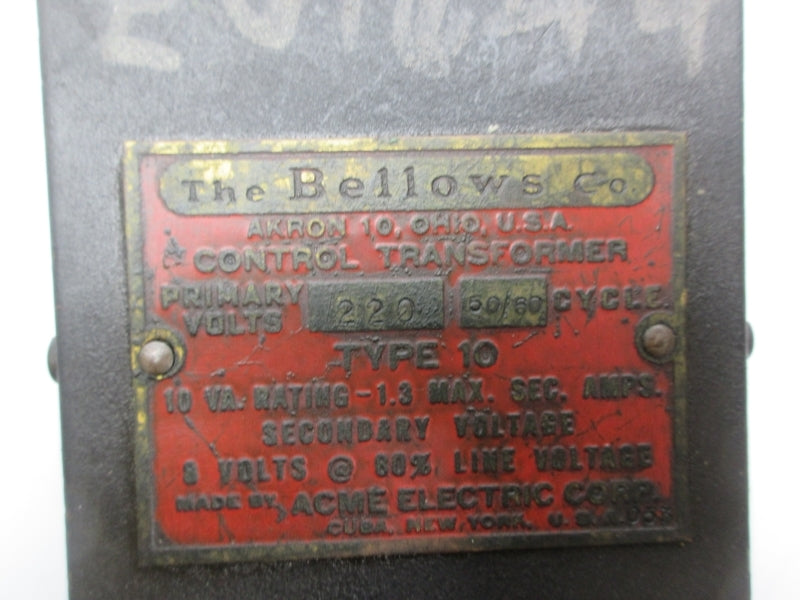 ACME ELECTRIC 10 220V UNMP