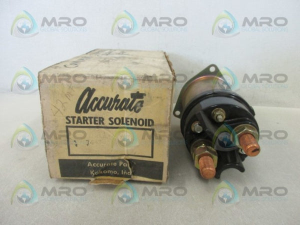 ACCURATE 7-942 STARTER SOLENOID  NSMP