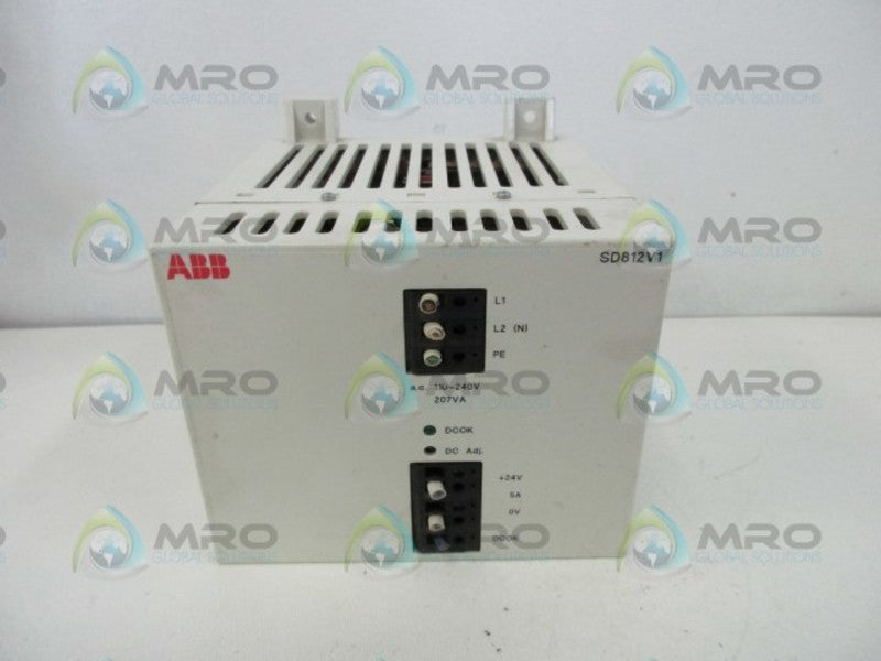 ABB SD812V1 3BSC610045R2 POWER SUPPLY  UNMP