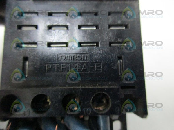 OMRON PTF14A-E RELAY SOCKET  UNMP