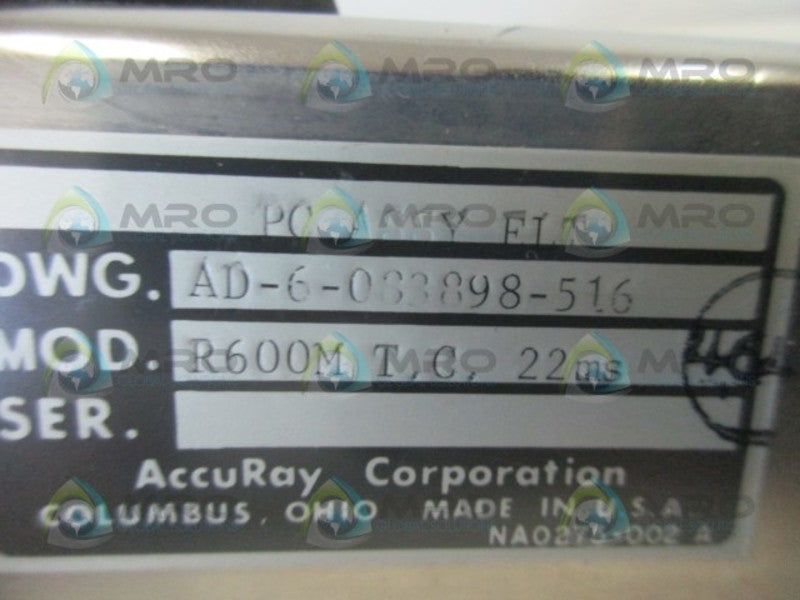 ACCURAY AD-6-083898-516 METER   UNMP