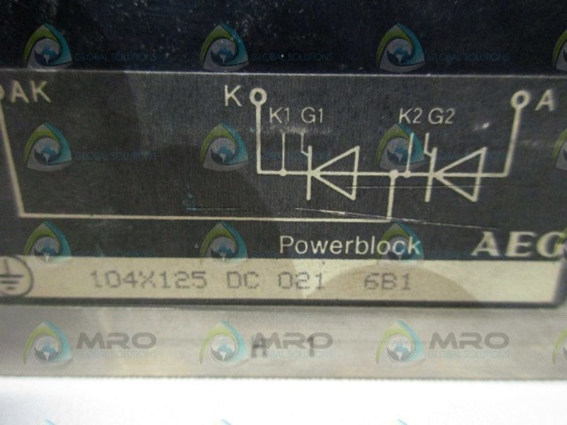 AEG 104X125-DC-021 POWER BLOCK  UNMP