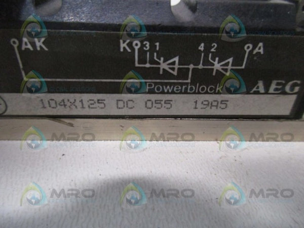 AEG 104X125DC055 POWER MODULE  UNMP