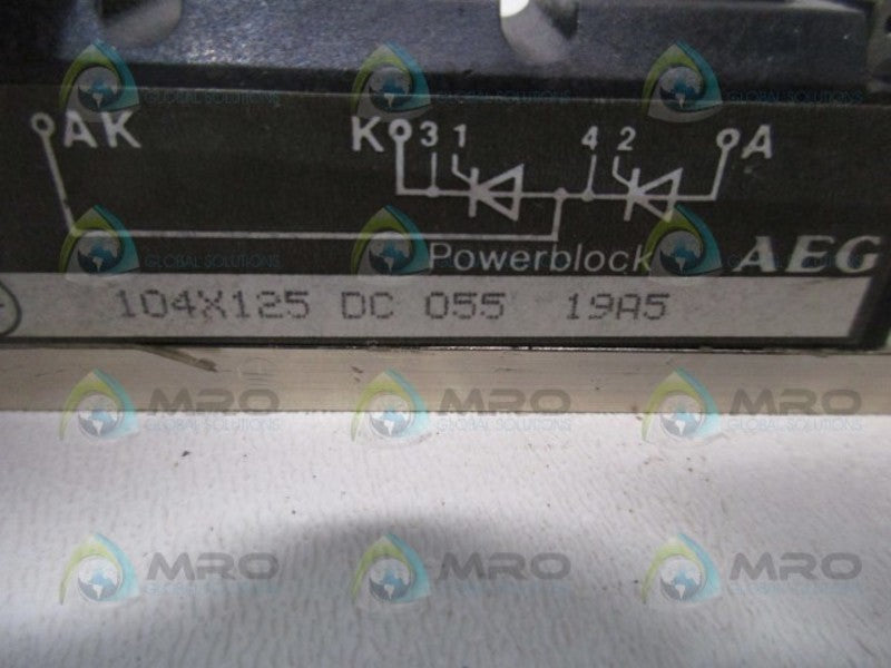 AEG 104X125DC055 POWER MODULE  UNMP