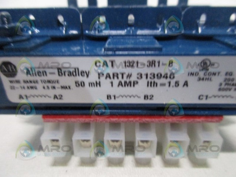 ALLEN BRADLEY 1321-3R1-B LINE REACTOR  UNMP