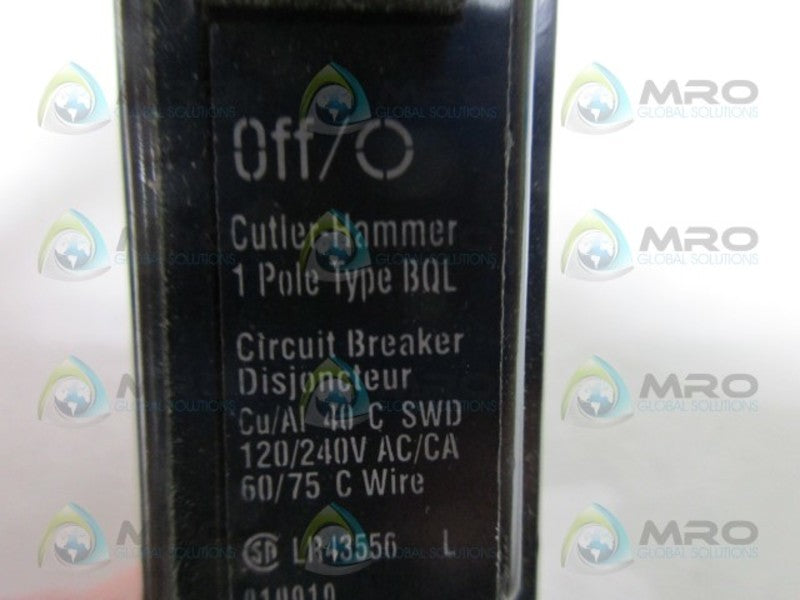 CUTLER HAMMER BQL115 CIRCUIT BREAKER  UNMP